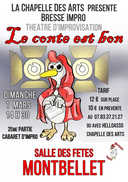 Lire la suite à propos de l’article Bresse Impro – Théâtre d&rsquo;improvisation